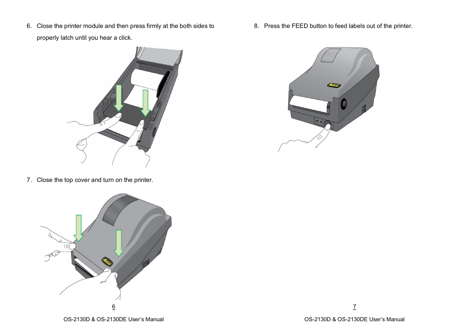 Argox OS-2130D User Manual | Page 10 / 37