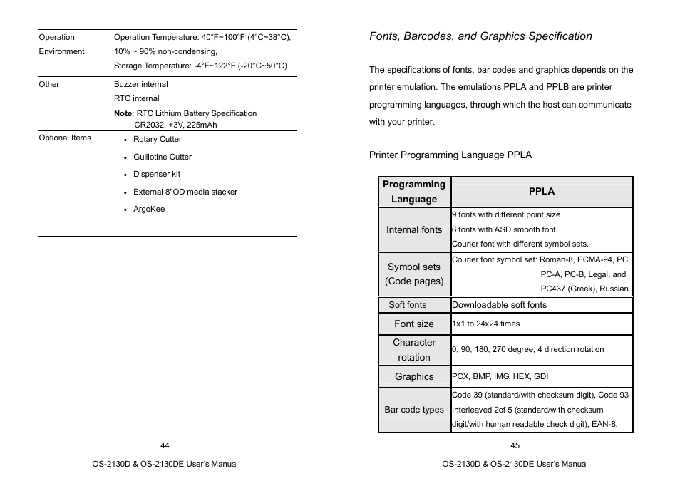 Argox OS-2130D User Manual | Page 29 / 37