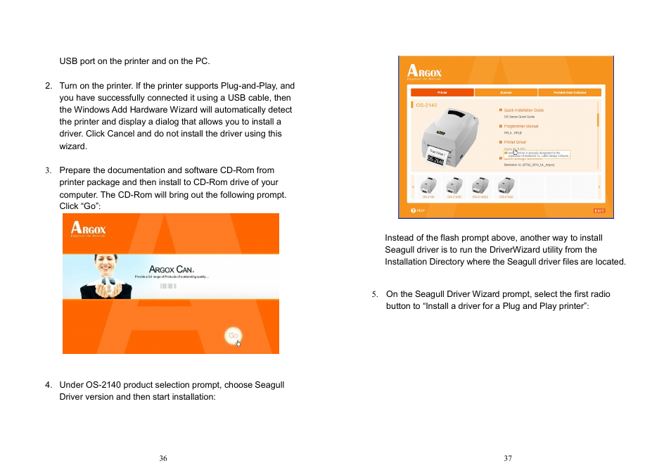 Argox OS Series User Manual | Page 19 / 43