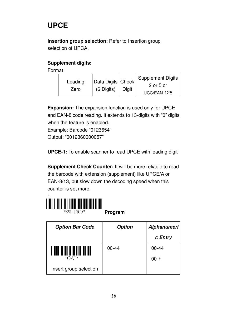 Upce | Argox AS-8000 User Manual | Page 43 / 99