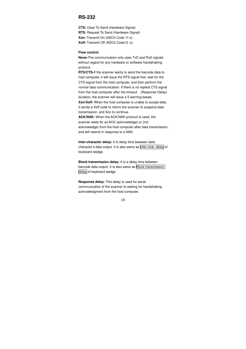 Rs-232 | Argox AS Series User Manual | Page 23 / 123