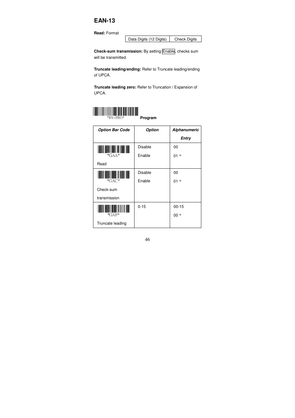 Ean-13 | Argox AS Series User Manual | Page 51 / 123