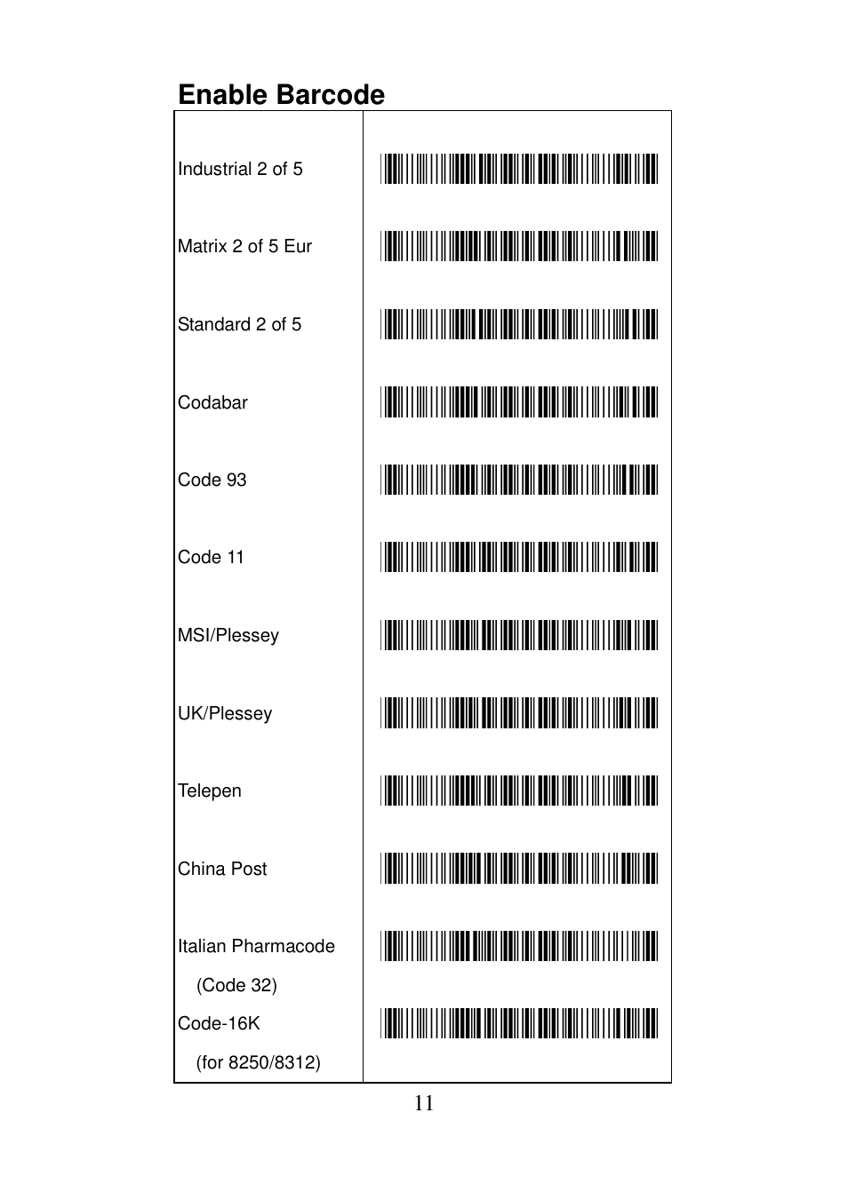 Enable barcode | Argox AS Series Quick Start User Manual | Page 14 / 33