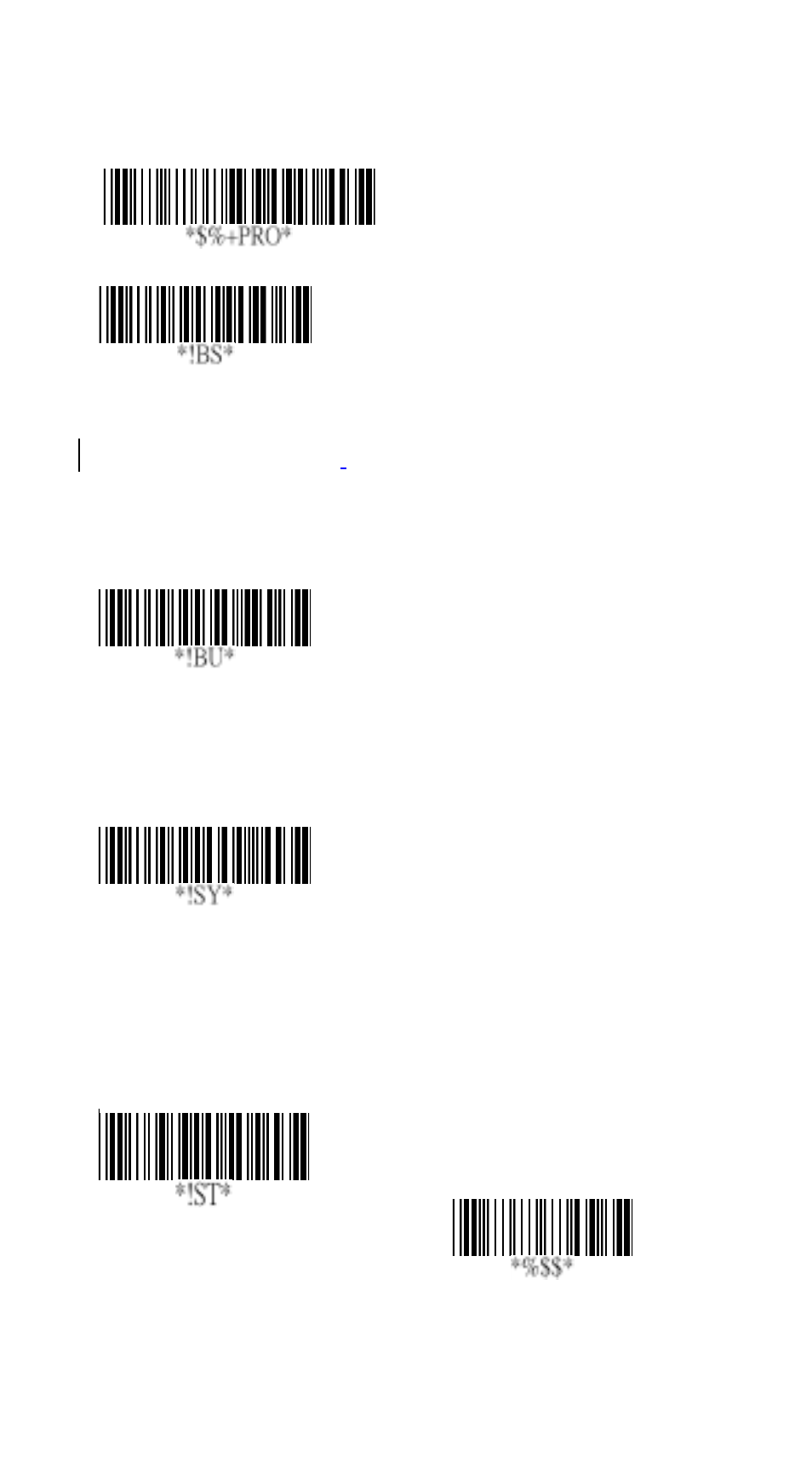 Parameter setting list | Argox AS-8150 User Manual | Page 107 / 110