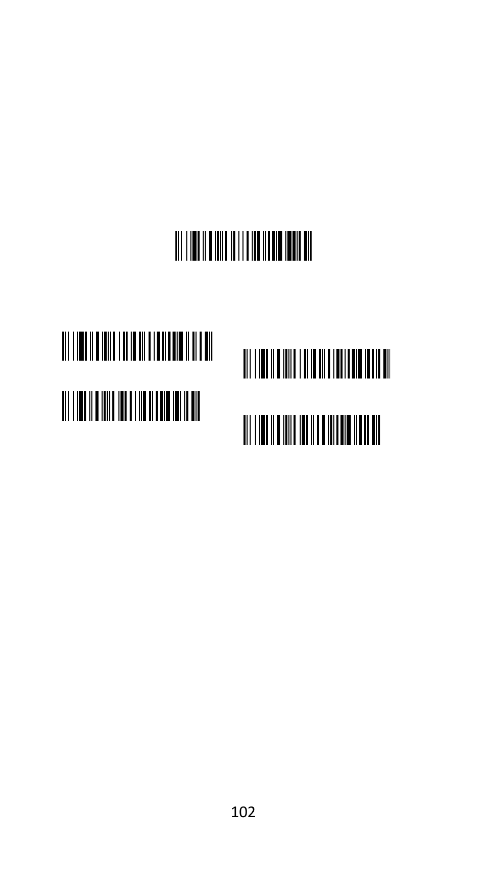 Chinese sensible (han xin) code | Argox AS-9500 User Manual | Page 103 / 159