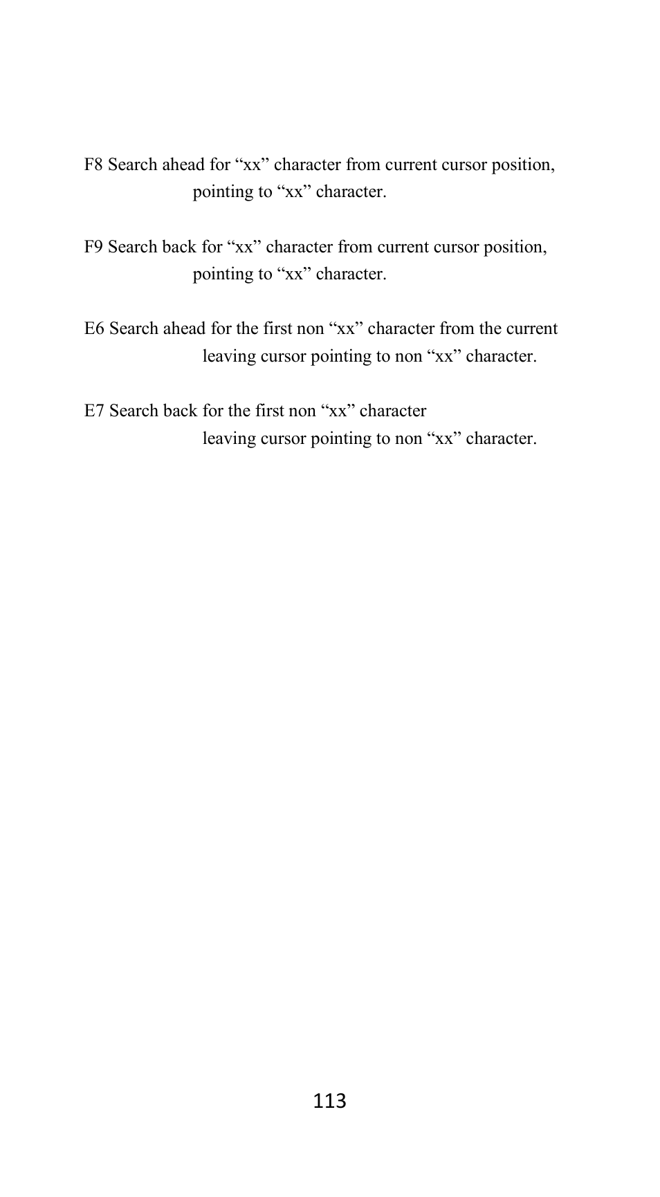 Search commands, Miscellaneous commands | Argox AS-9500 User Manual | Page 114 / 159