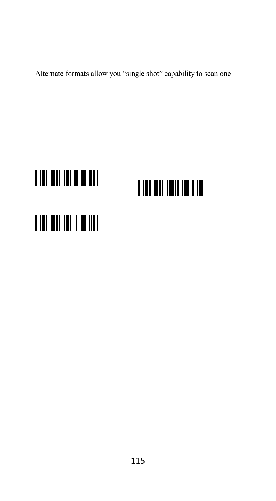 Alternate data formats | Argox AS-9500 User Manual | Page 116 / 159