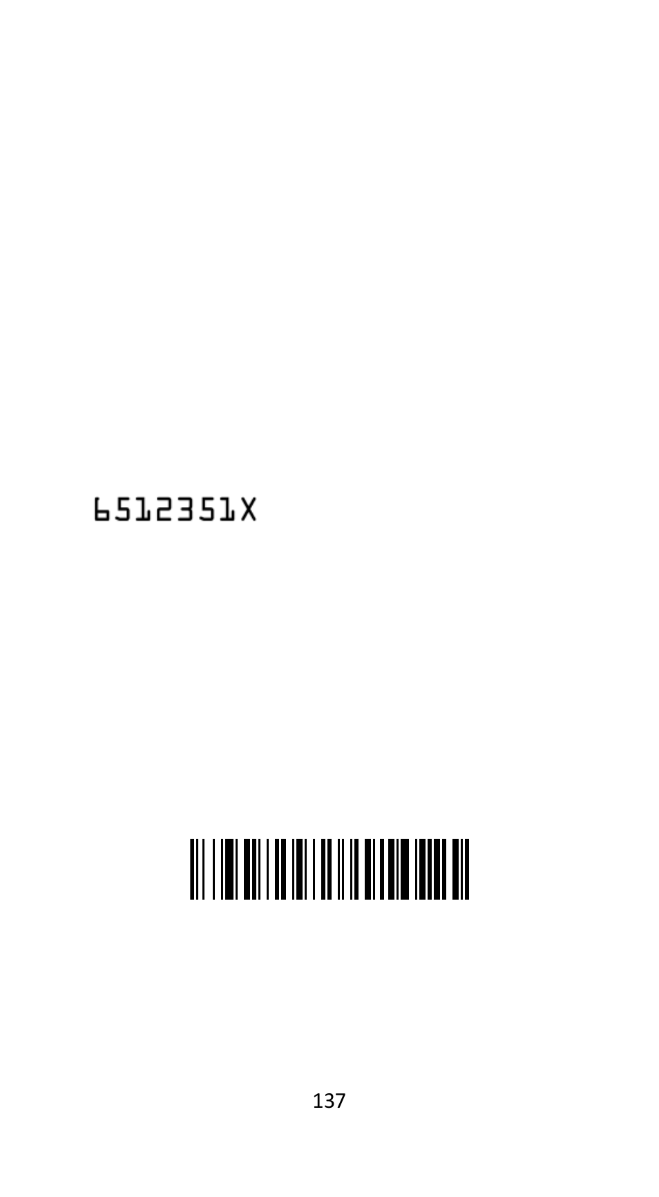 137 ocr user-defined check character, Programming a user-defined check character | Argox AS-9500 User Manual | Page 138 / 159