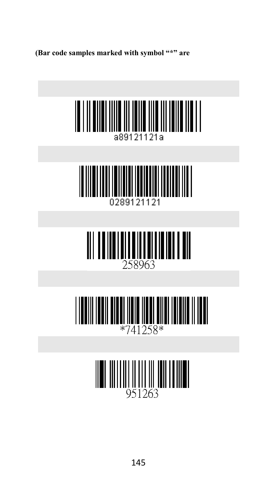 Test chart | Argox AS-9500 User Manual | Page 146 / 159