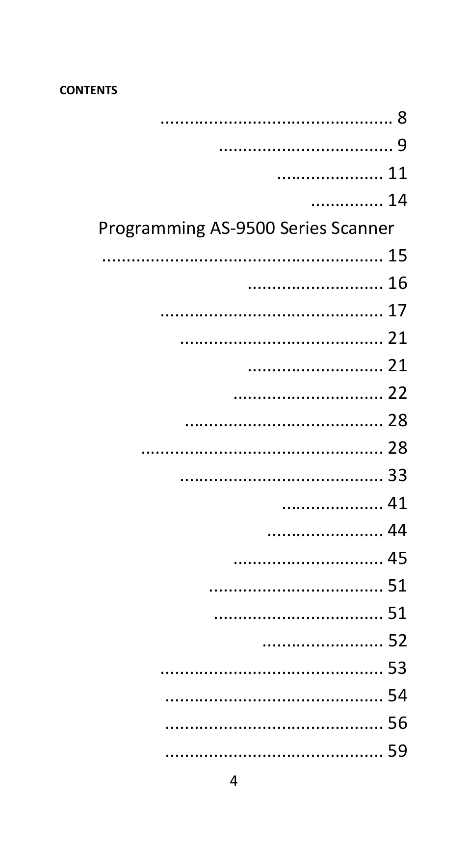 Argox AS-9500 User Manual | Page 5 / 159