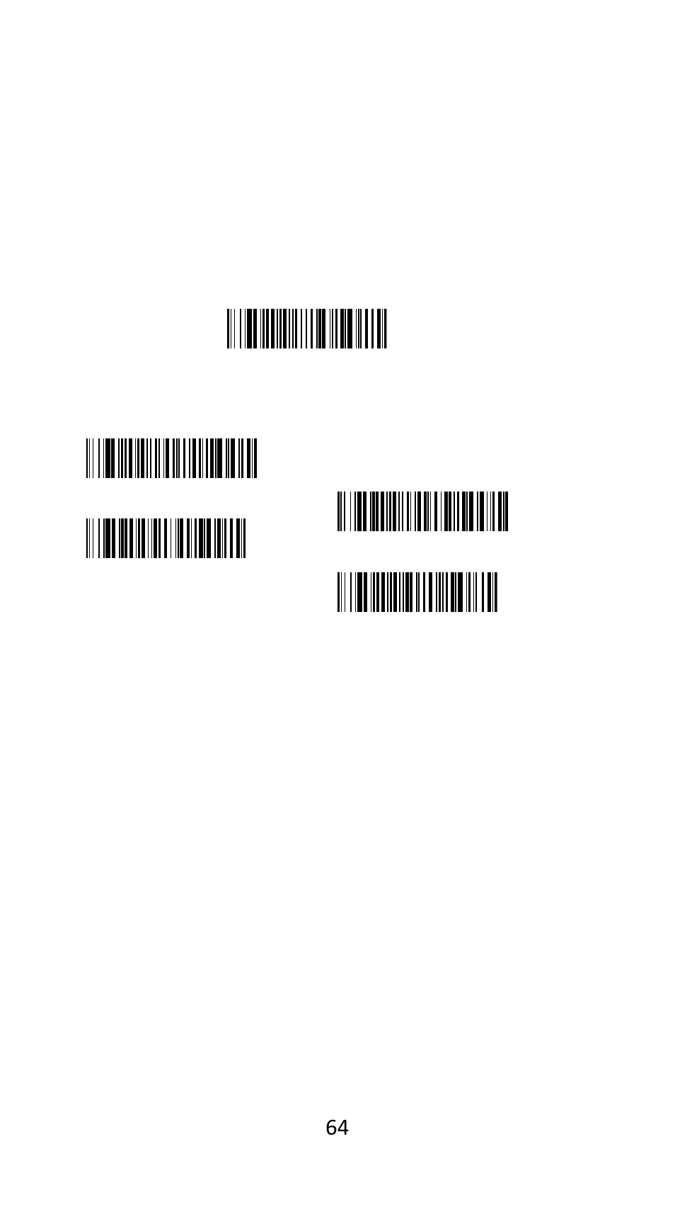 Matrix 2 of 5 | Argox AS-9500 User Manual | Page 65 / 159