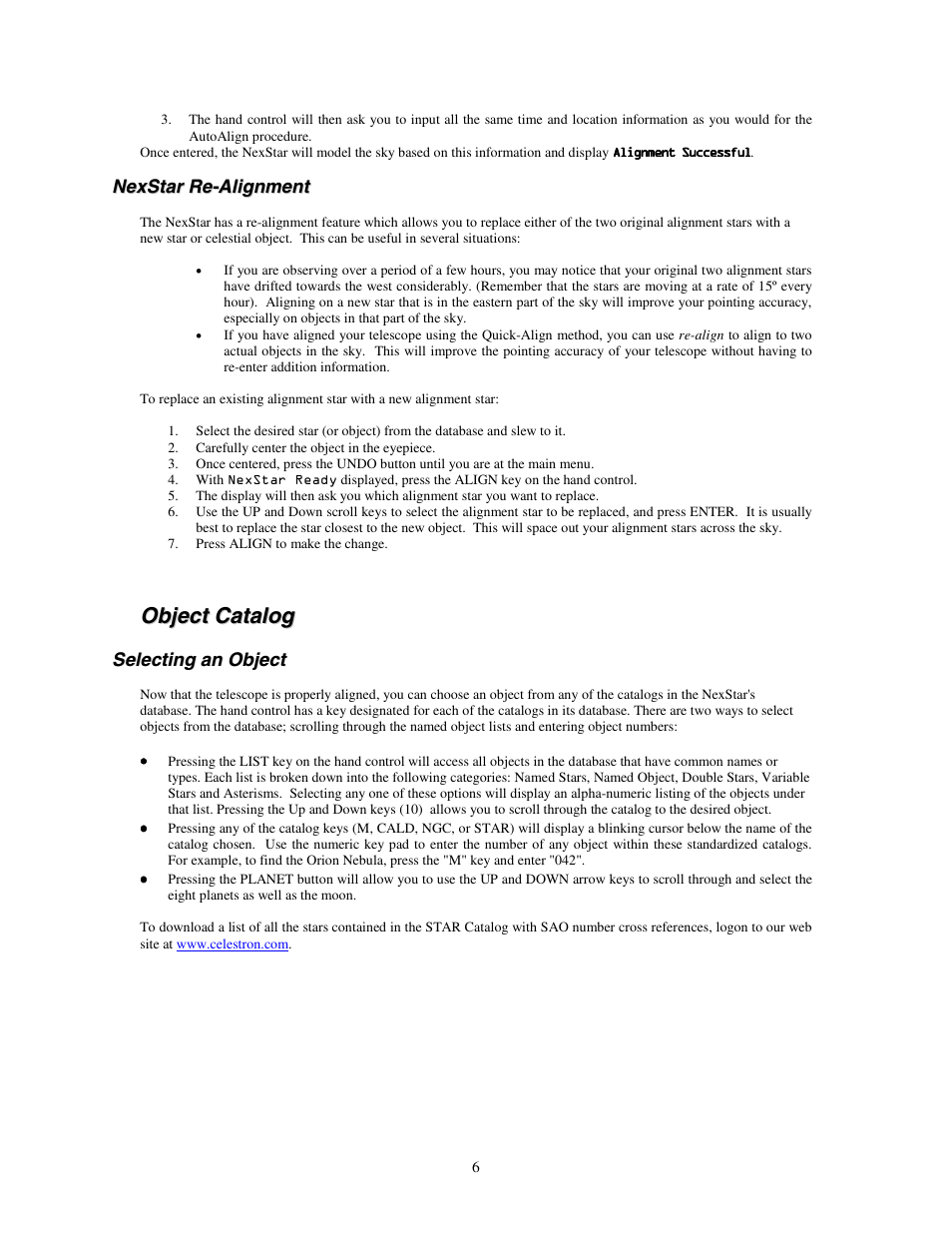 Celestron NexStar GT User Manual | Page 6 / 13