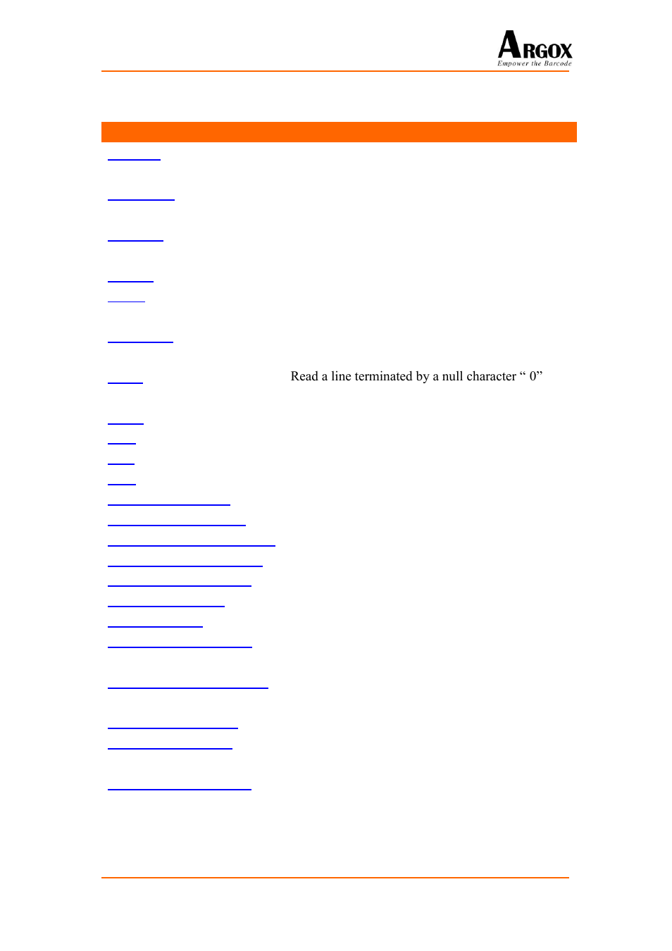 A15. file manipulation commands, Openup, Close | Bget, Bgetext, Bput, Get_file_error, Dbms_close_search, Dbms_append_data, Dbms_del_data | Argox PA-20 Basic Programming Manual User Manual | Page 114 / 143