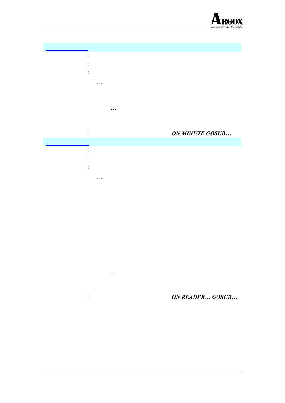 Argox PA-20 Basic Programming Manual User Manual | Page 32 / 143