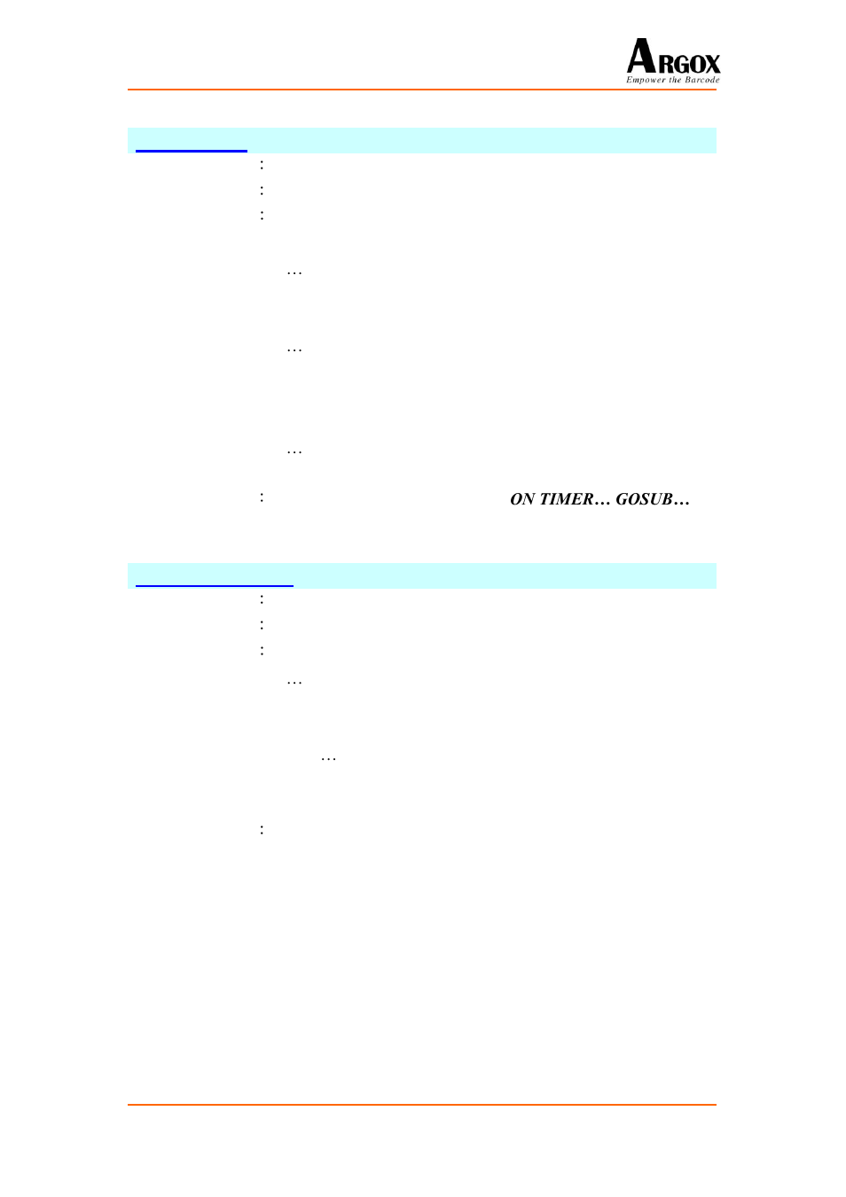 Argox PA-20 Basic Programming Manual User Manual | Page 33 / 143