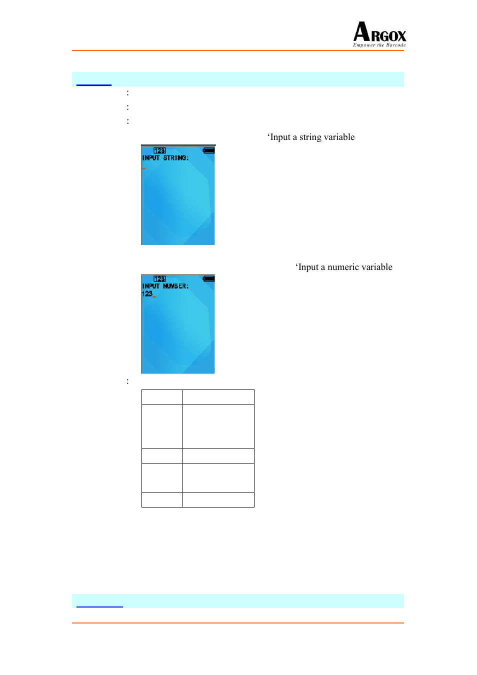 Argox PA-20 Basic Programming Manual User Manual | Page 57 / 143