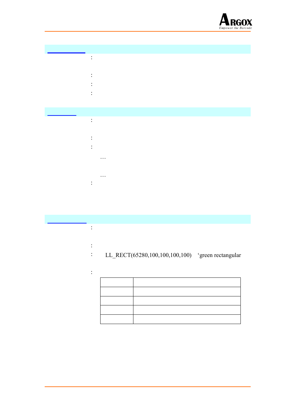 Argox PA-20 Basic Programming Manual User Manual | Page 65 / 143