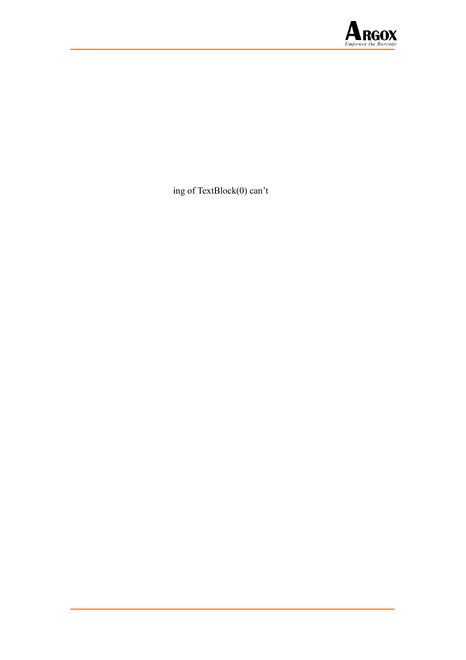 Textblock, 14 textblock | Argox PA-20 Basic Programming Manual User Manual | Page 70 / 143