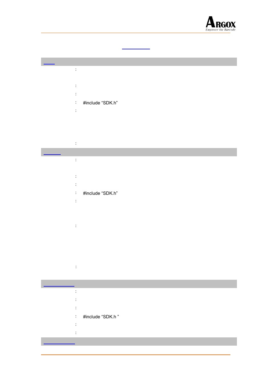 Memory, Tfree, Tmalloc | Totalheapsize, Usedheapsize | Argox PA-20 Programming Guide User Manual | Page 102 / 130