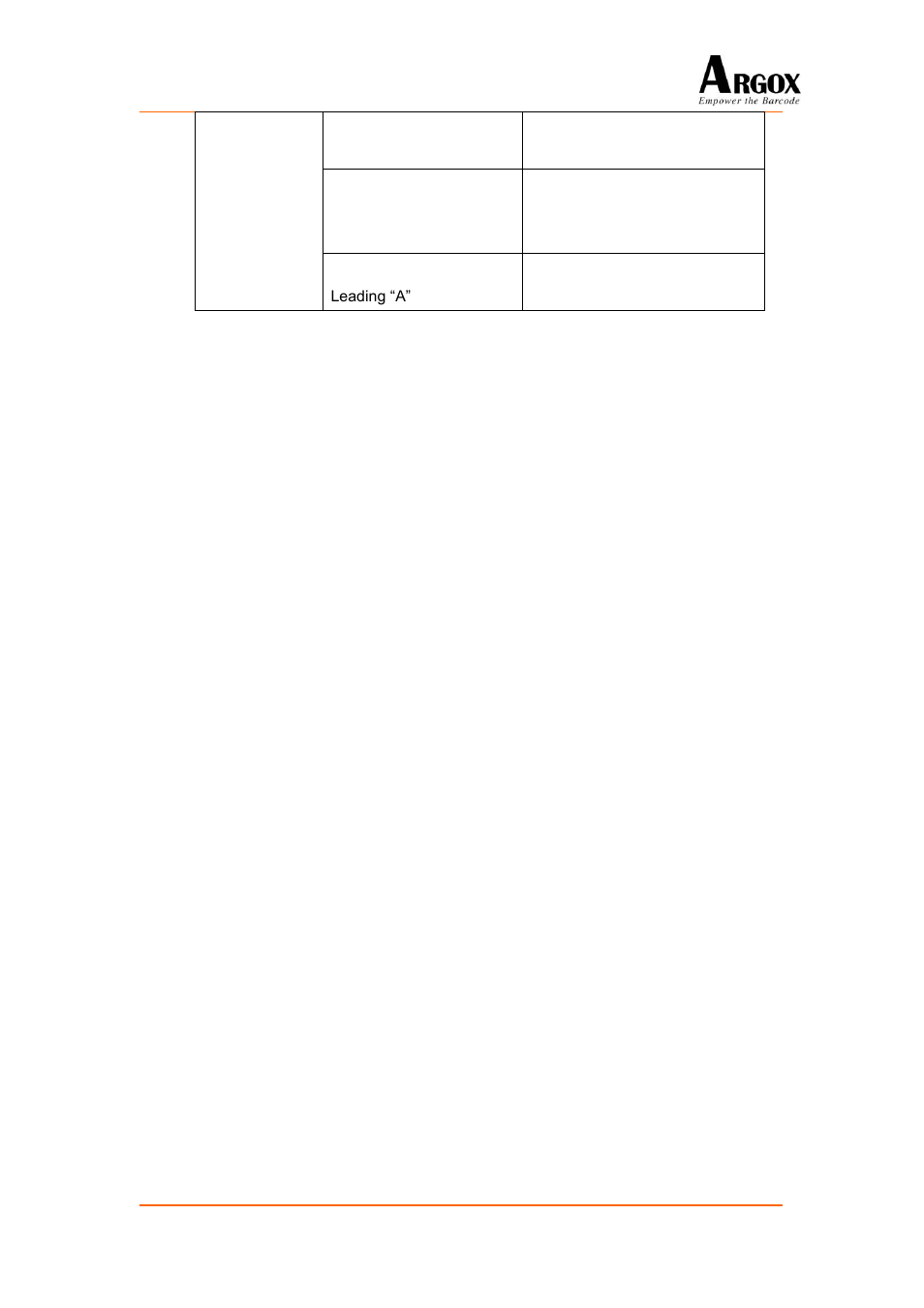 Argox PA-20 Programming Guide User Manual | Page 121 / 130