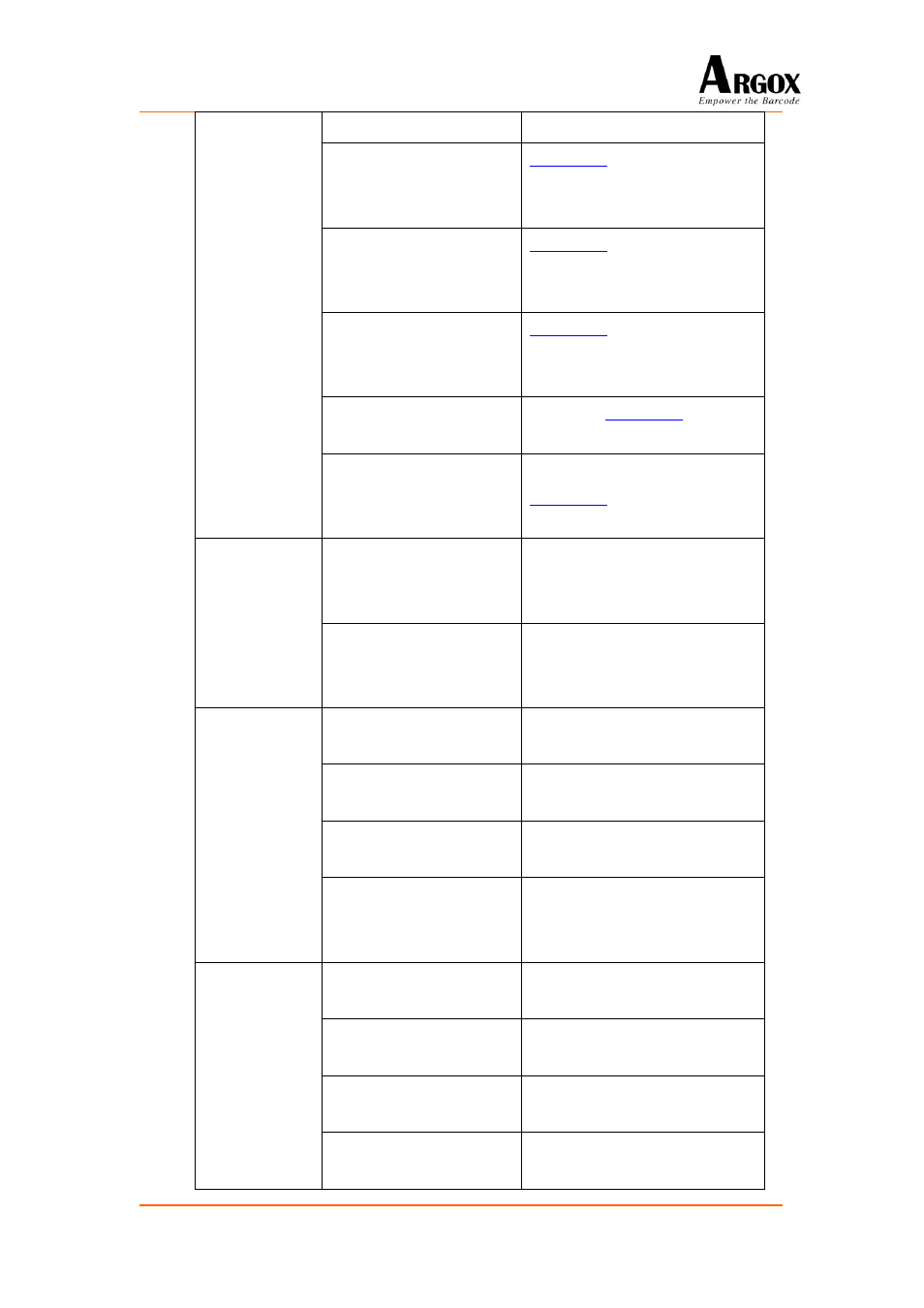 Argox PA-20 Programming Guide User Manual | Page 123 / 130