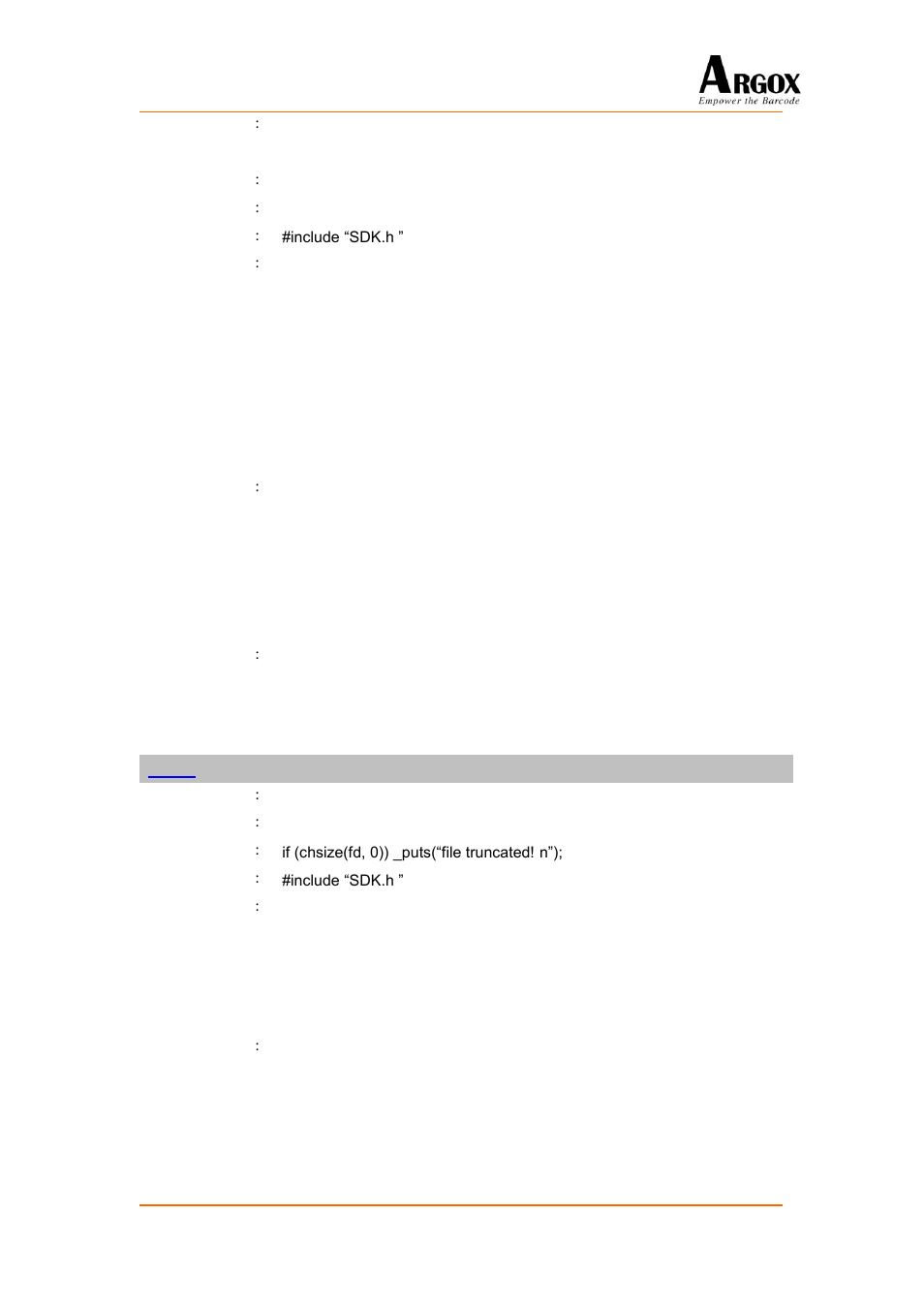 Chsize | Argox PA-20 Programming Guide User Manual | Page 40 / 130