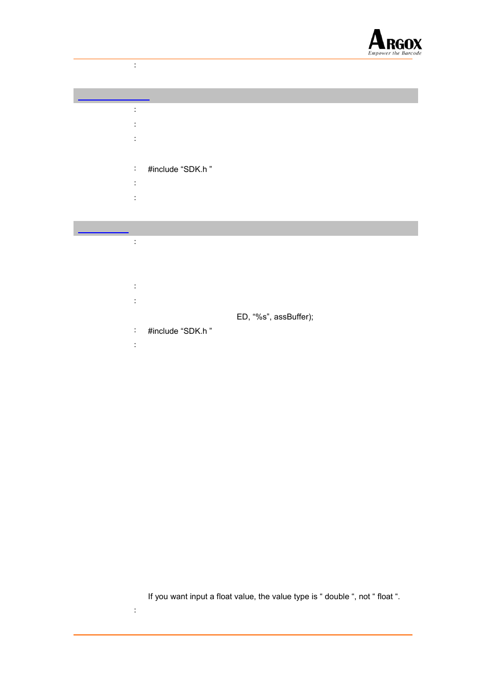 Getscankeypwon, Scanf_color | Argox PA-20 Programming Guide User Manual | Page 73 / 130