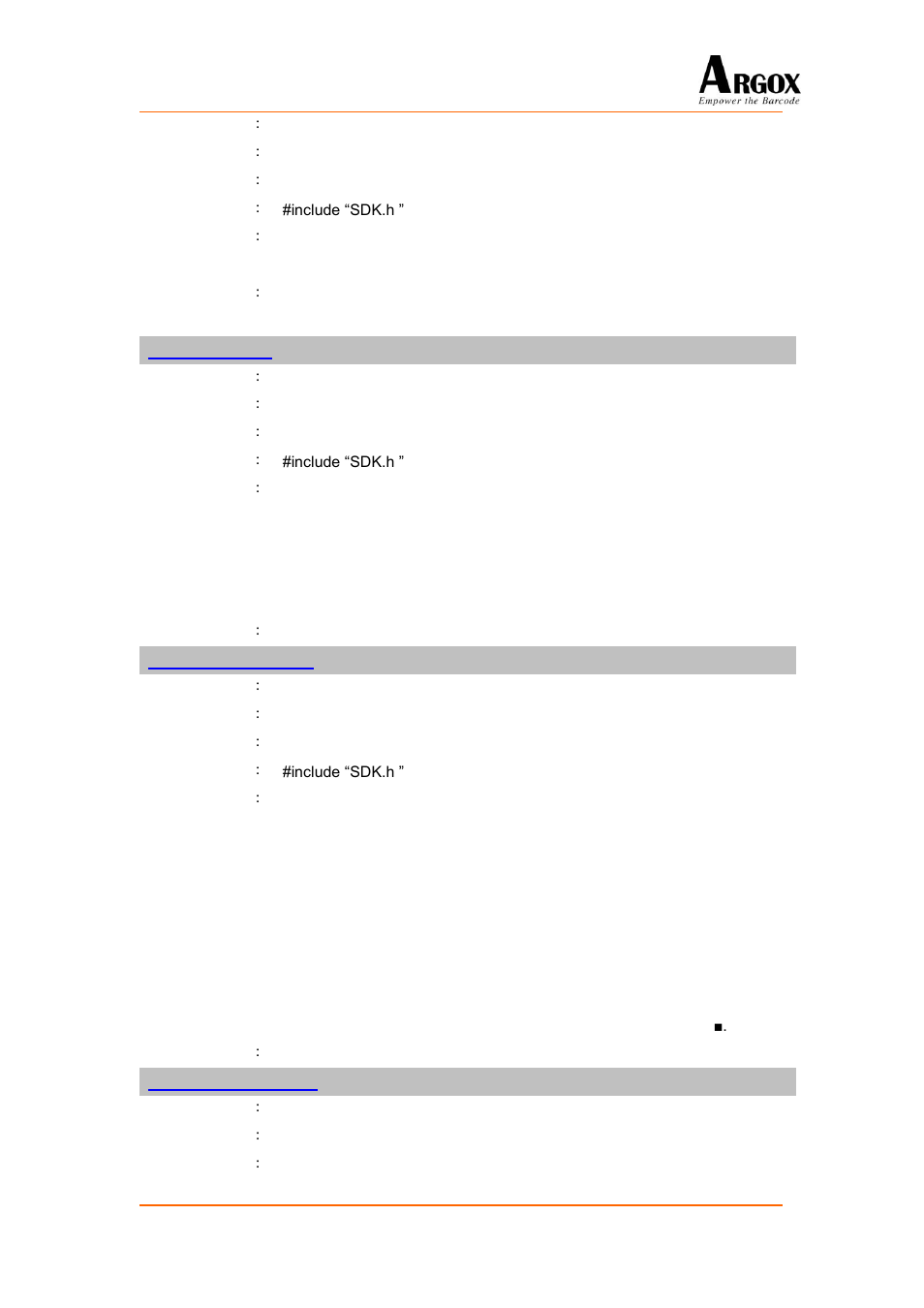 Settextblockcur, Showtextblockcursor, Textblock_setbgcolor | Argox PA-20 Programming Guide User Manual | Page 89 / 130