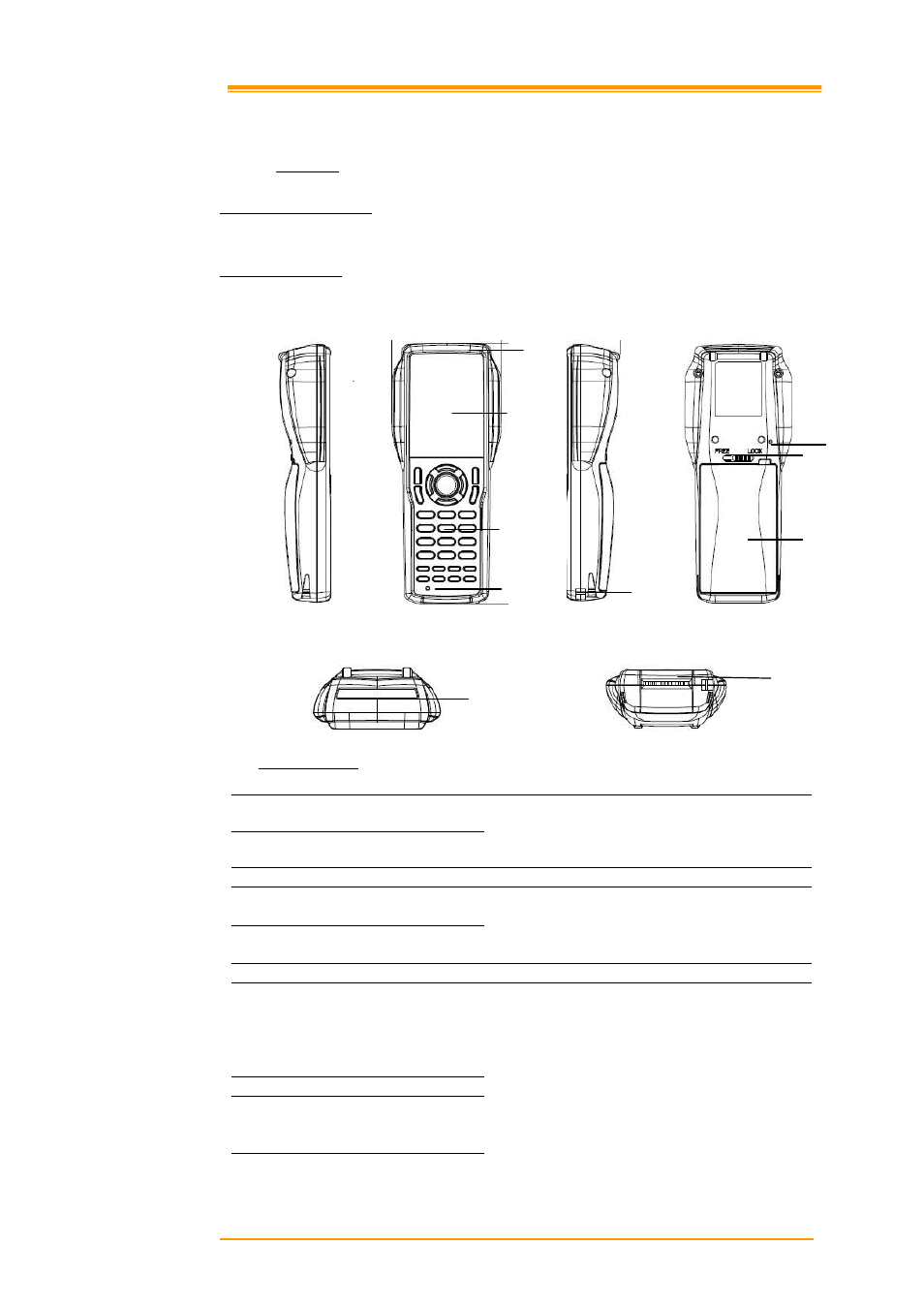 Etailed, Terminal | Argox PA-20 Portable Data Collectors User Manual User Manual | Page 12 / 42