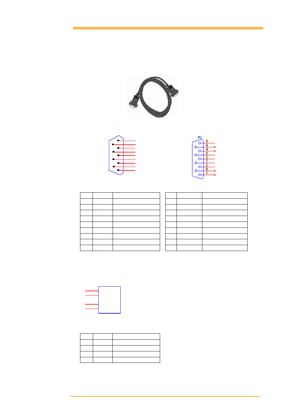 Cable pin-out, Rs232, Able for | Crd-22, Radle, Pin to, Onnector for, 2 usb connector for crd-22 cradle | Argox PA-20 Portable Data Collectors User Manual User Manual | Page 38 / 42