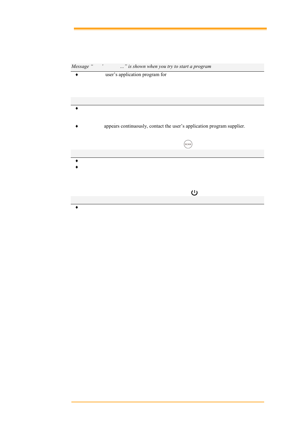 Erminal, Roblems | Argox PA-20 Portable Data Collectors User Manual User Manual | Page 42 / 42