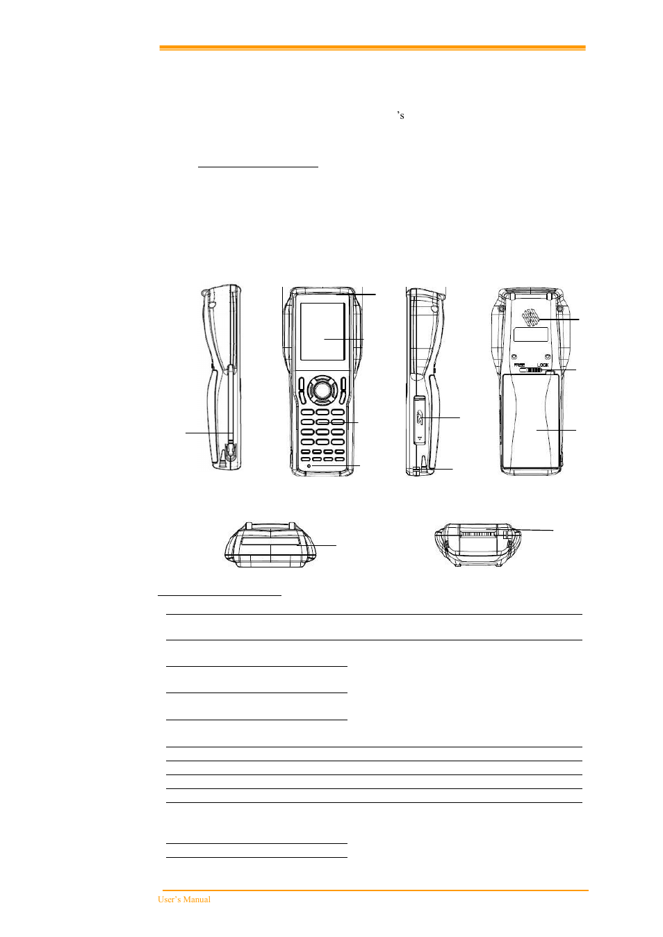 Etailed, Pt-60 mobile computer, 2 detailed view | Argox PT-60 User Manual | Page 13 / 86