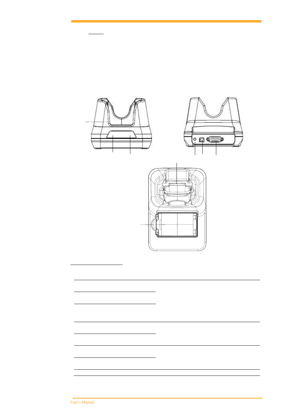 Cradle | Argox PT-60 User Manual | Page 14 / 86