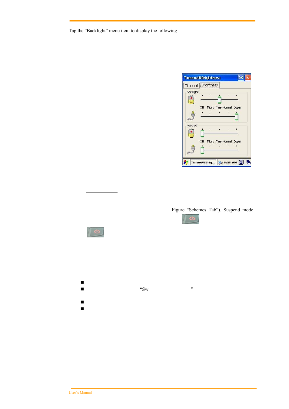 Suspend mode | Argox PT-60 User Manual | Page 31 / 86