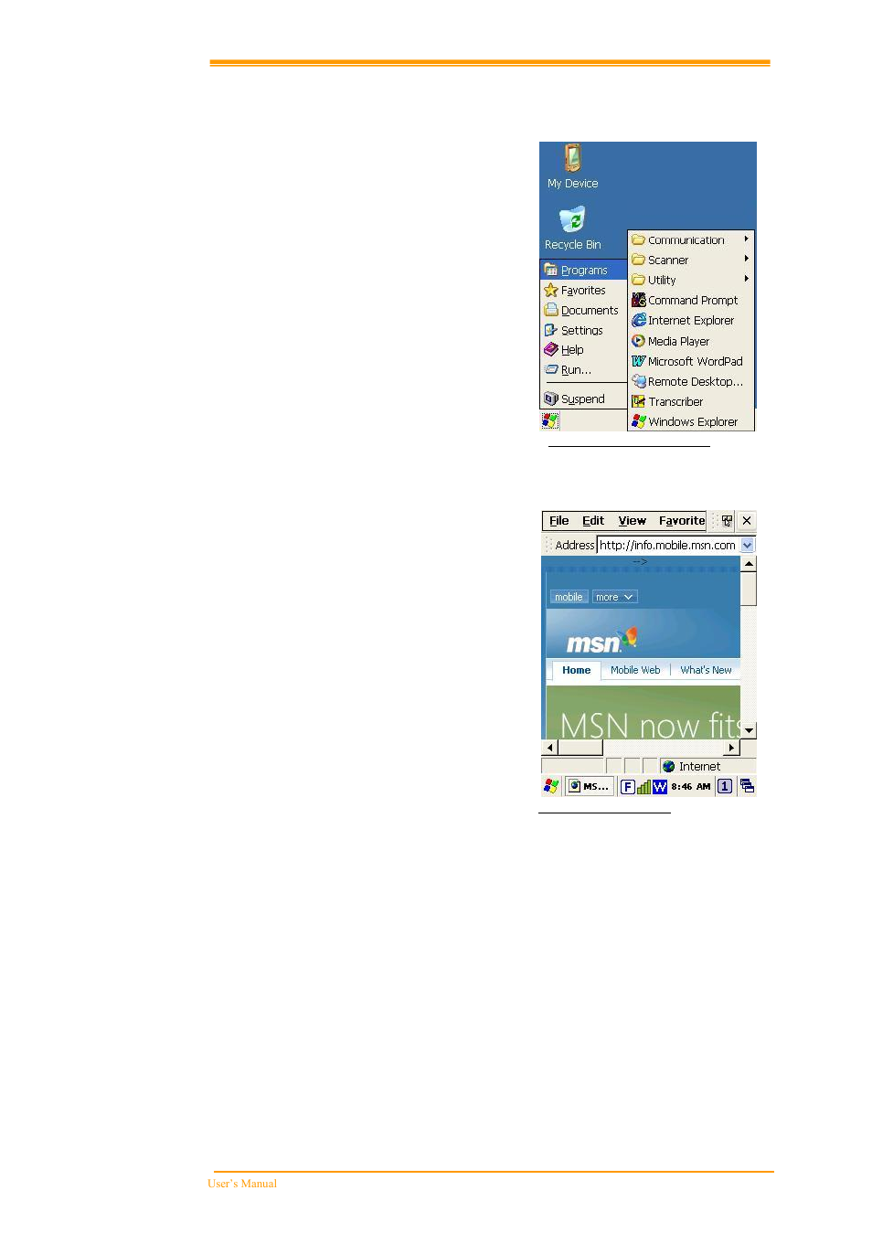 Software applications, Nternet, Xplorer | 6software applications | Argox PT-60 User Manual | Page 54 / 86