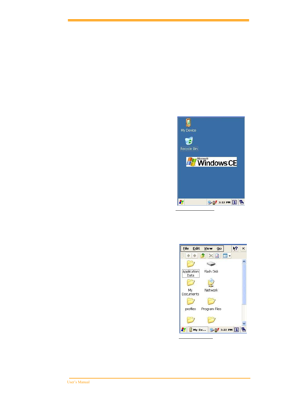Overview of microsoft windows ce 5.0, Indows, 8overview of microsoft windows ce 5.0 | 1 main windows | Argox PT-60 User Manual | Page 62 / 86