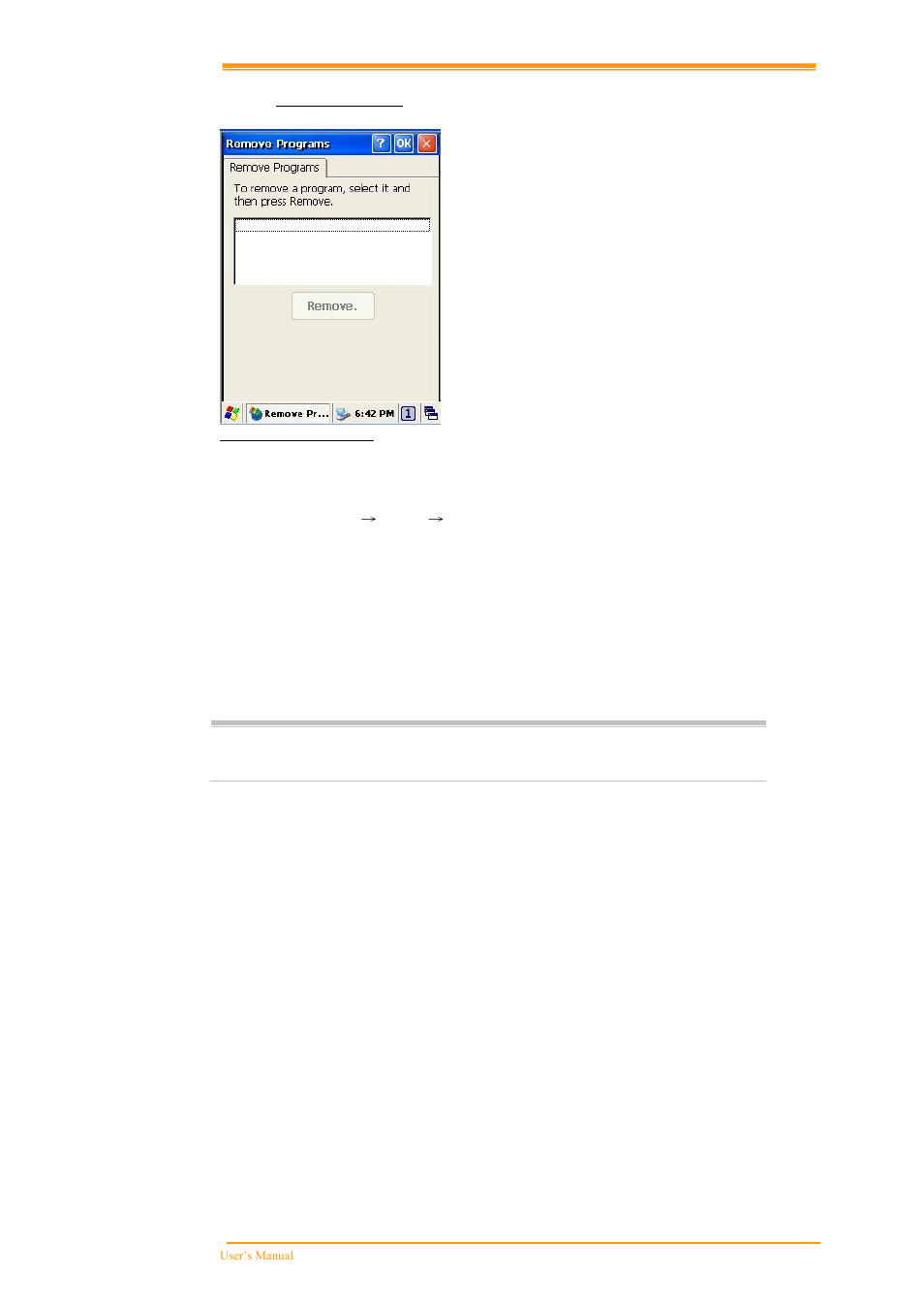 Remove programs | Argox PT-60 User Manual | Page 79 / 86