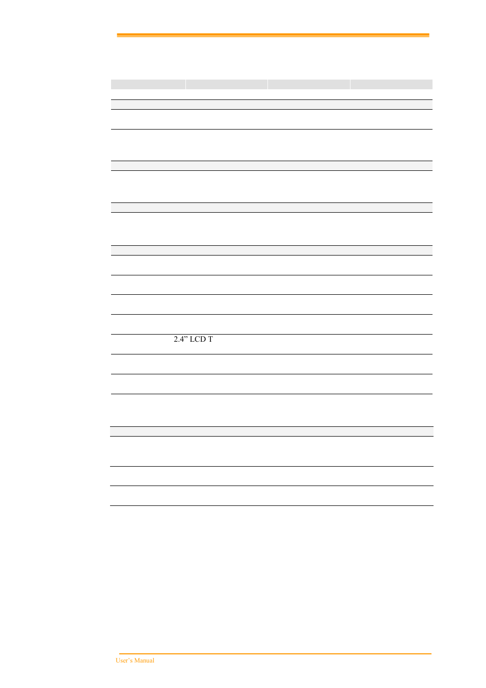 Pecifications | Argox PT-60 User Manual | Page 9 / 86