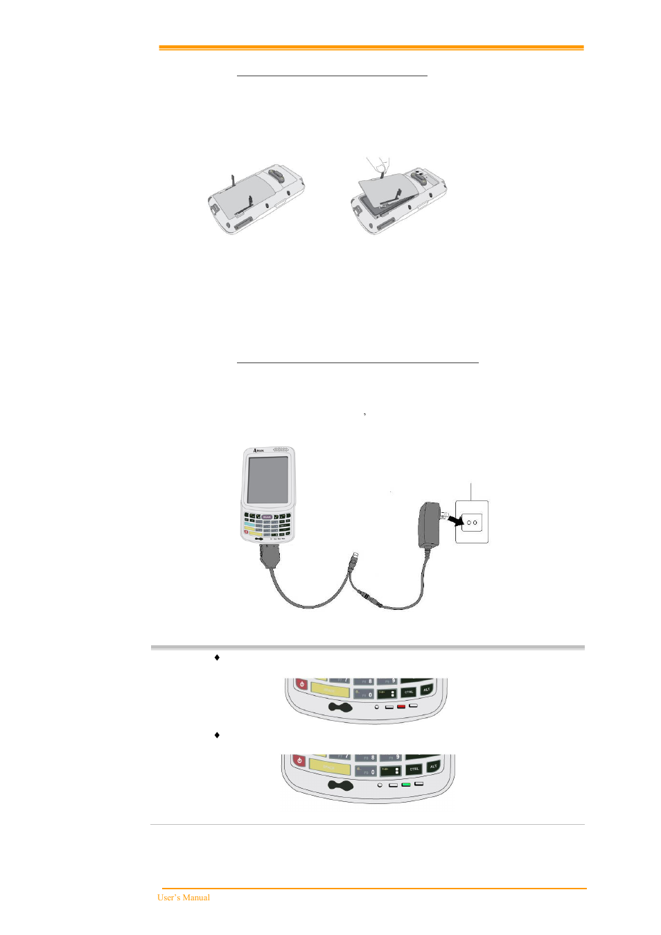 Installing / replacing the battery pack, Charging the battery pack with a power adapter | Argox PT-90 User Manual | Page 19 / 89