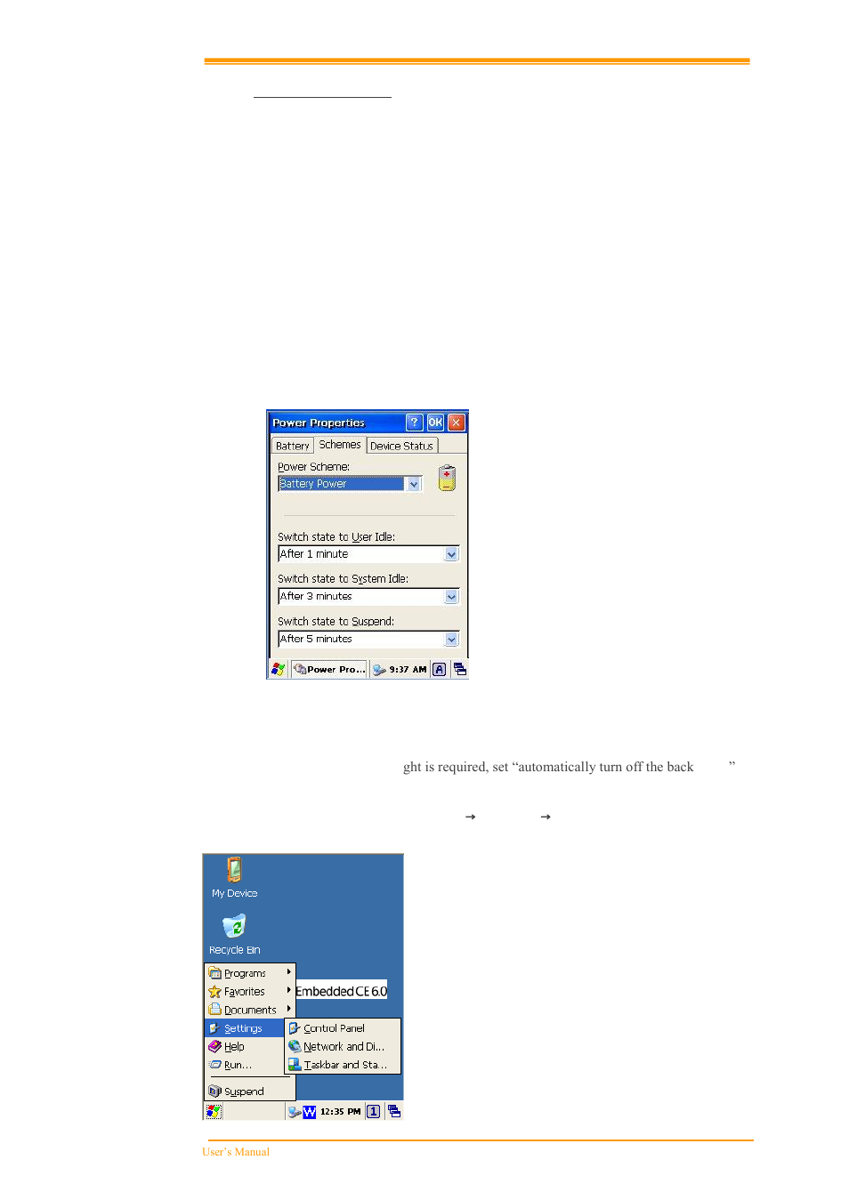 Saving battery power | Argox PT-90 User Manual | Page 30 / 89