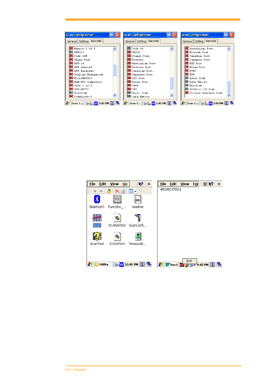 Can driver, 2 scan driver | Argox PT-90 User Manual | Page 55 / 89