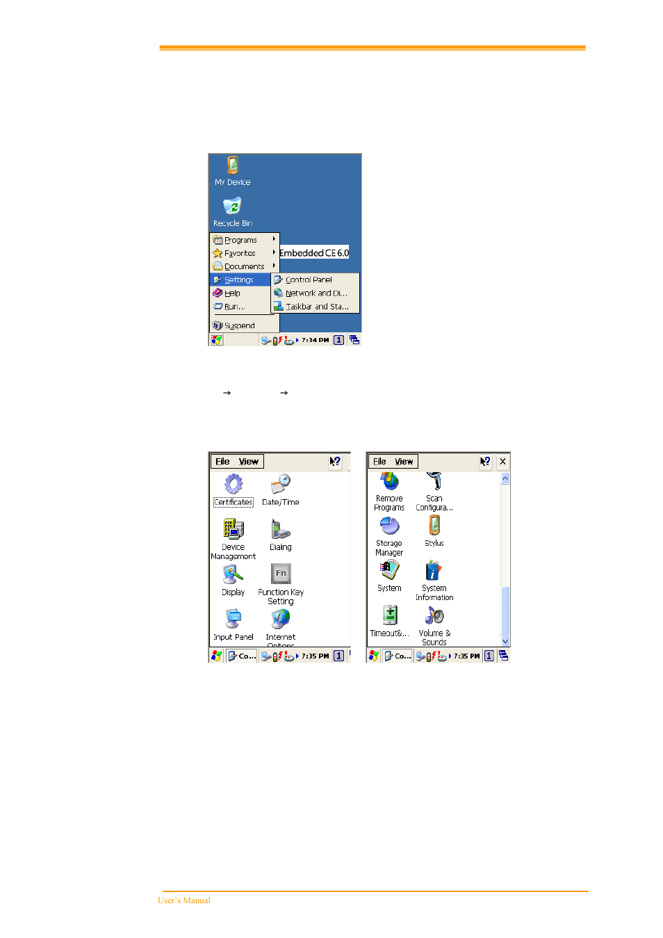 Etting up the, Pt-9x30, 3 setting up the pt-9x30 | Argox PT-90 User Manual | Page 68 / 89