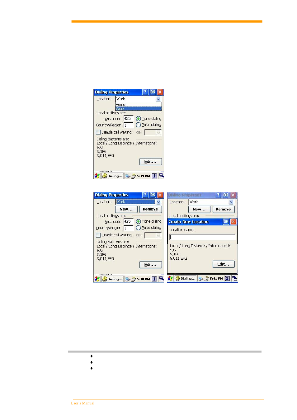 Dialing | Argox PT-90 User Manual | Page 71 / 89