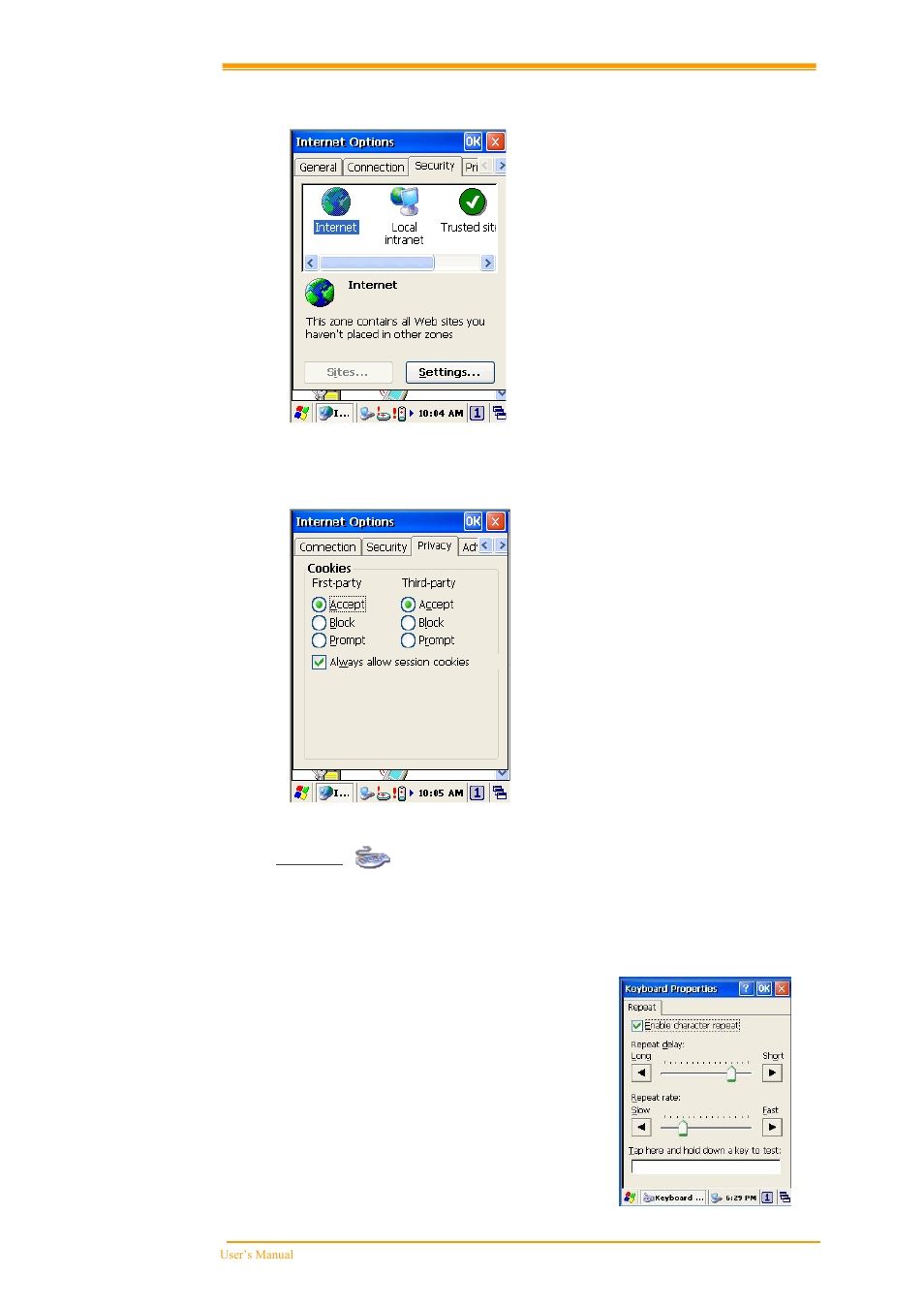 Keyboard | Argox PT-90 User Manual | Page 75 / 89
