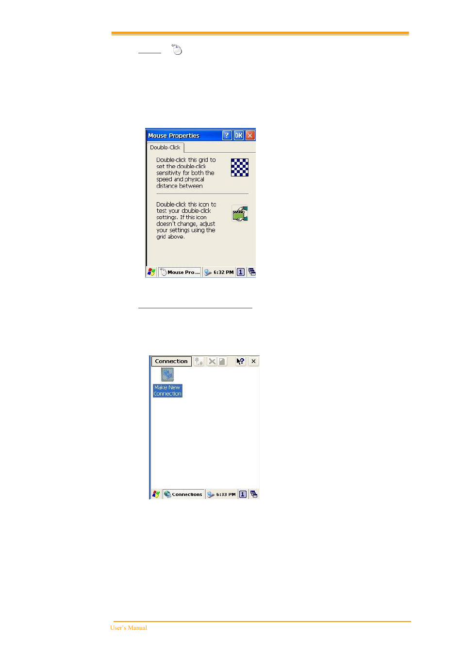 Mouse, Network and dial-up connection | Argox PT-90 User Manual | Page 76 / 89