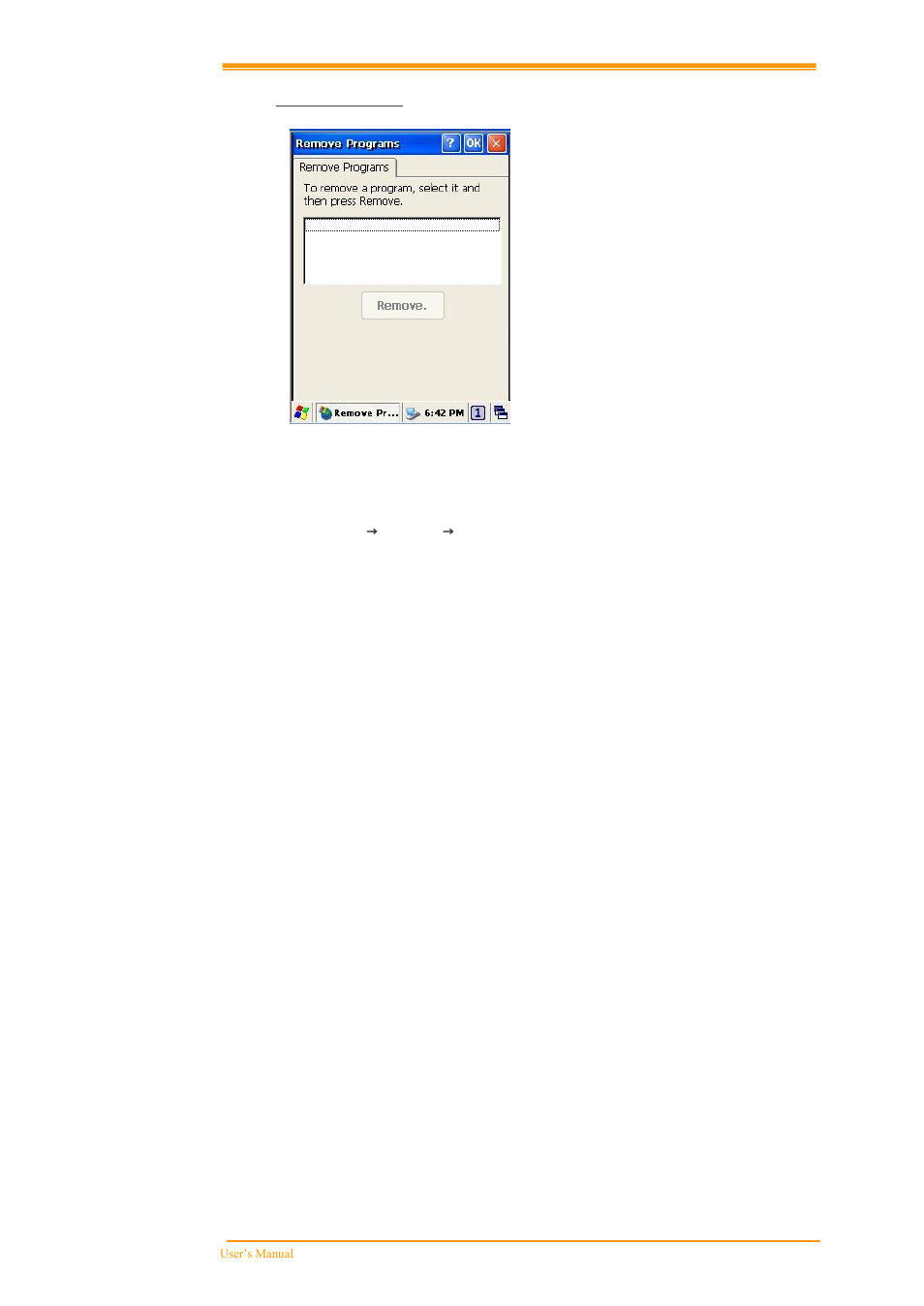 Remove programs | Argox PT-90 User Manual | Page 81 / 89