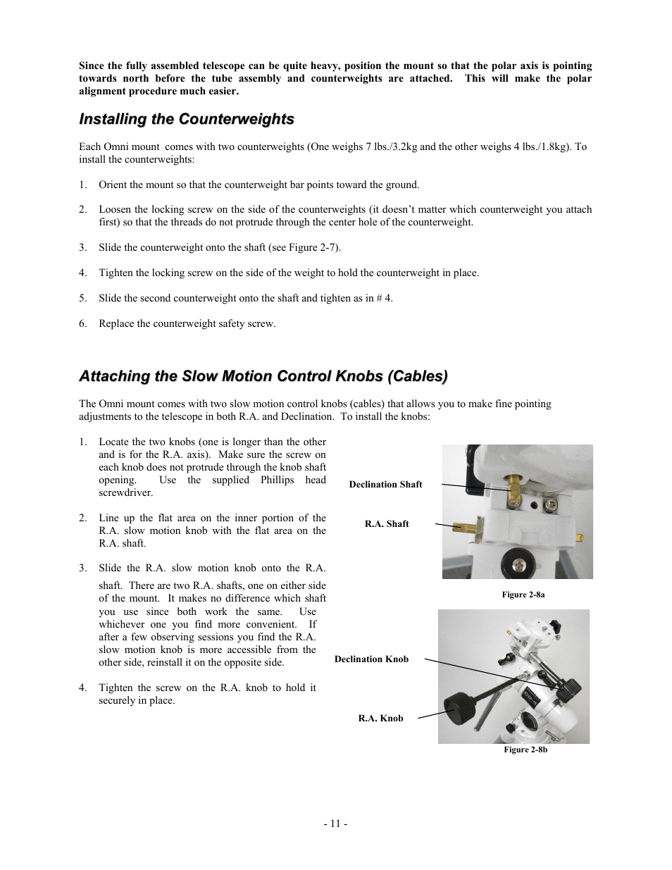 Celestron OMNI XLT 102 User Manual | Page 11 / 62