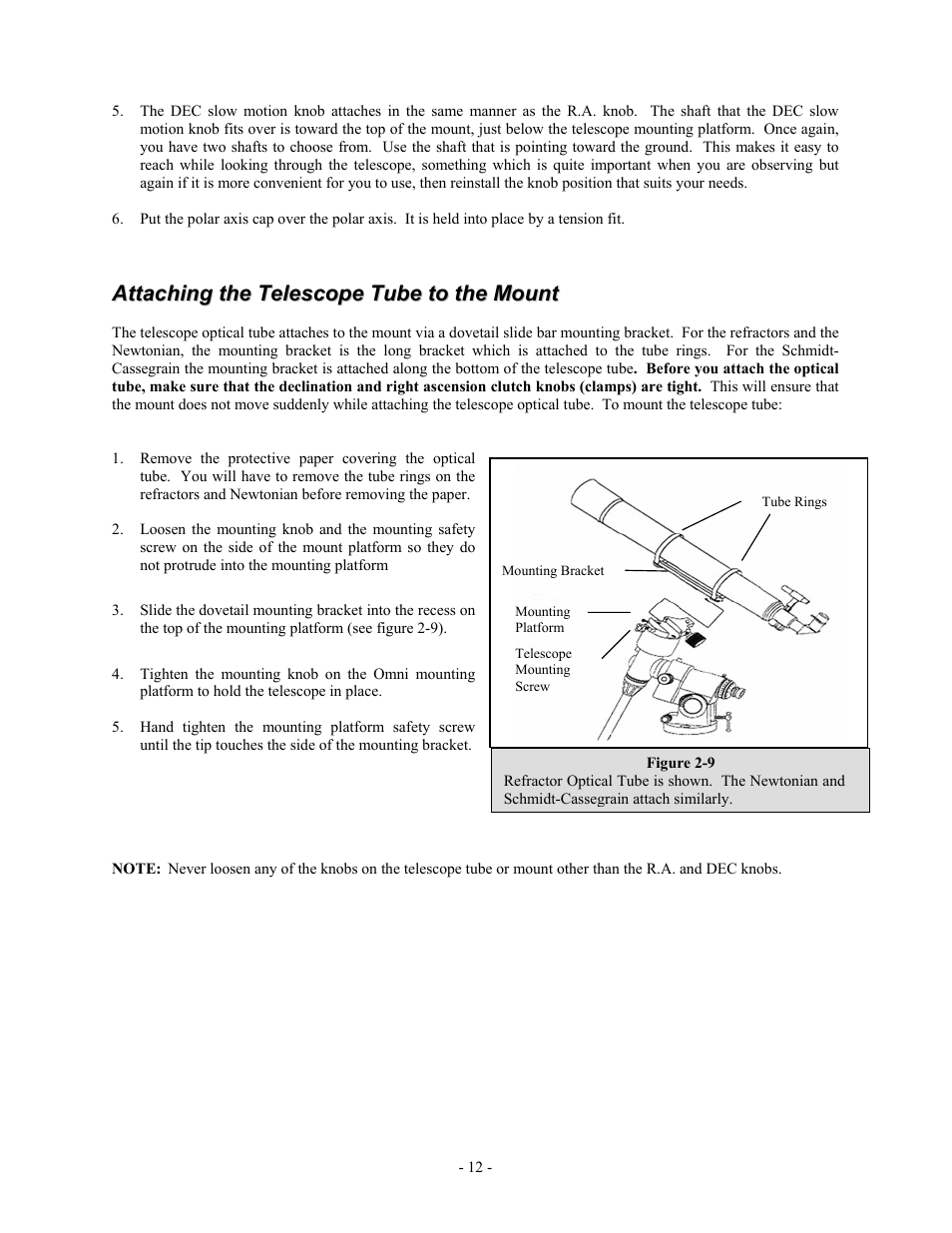 Celestron OMNI XLT 102 User Manual | Page 12 / 62