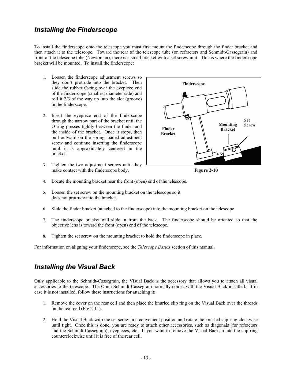 Celestron OMNI XLT 102 User Manual | Page 13 / 62