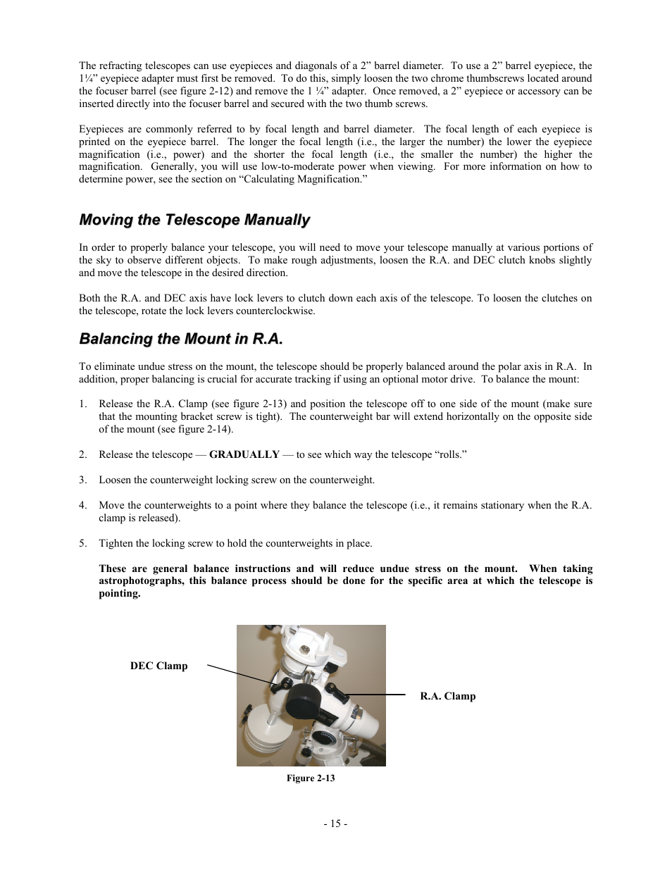 Celestron OMNI XLT 102 User Manual | Page 15 / 62